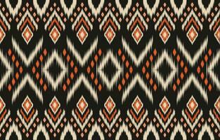 Ethnic abstract ikat art. Aztec ornament print. geometric ethnic pattern seamless  color oriental.  Design for background ,curtain, carpet, wallpaper, clothing, wrapping, Batik, vector illustration.