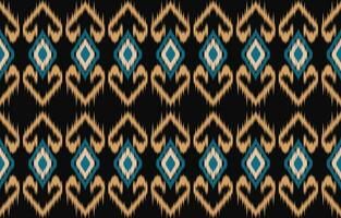 Ethnic abstract ikat art. Aztec ornament print. geometric ethnic pattern seamless  color oriental.  Design for background ,curtain, carpet, wallpaper, clothing, wrapping, Batik, vector illustration.