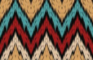 Ethnic abstract ikat art. Aztec ornament print. geometric ethnic pattern seamless  color oriental.  Design for background ,curtain, carpet, wallpaper, clothing, wrapping, Batik, vector illustration.