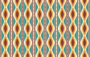 Ethnic abstract ikat art. Aztec ornament print. geometric ethnic pattern seamless  color oriental.  Design for background ,curtain, carpet, wallpaper, clothing, wrapping, Batik, vector illustration.