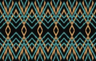 Ethnic abstract ikat art. Aztec ornament print. geometric ethnic pattern seamless  color oriental.  Design for background ,curtain, carpet, wallpaper, clothing, wrapping, Batik, vector illustration.