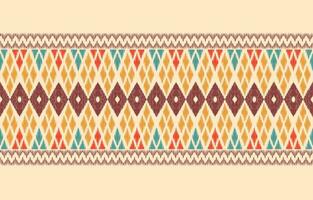 Ethnic abstract ikat art. Aztec ornament print. geometric ethnic pattern seamless  color oriental.  Design for background ,curtain, carpet, wallpaper, clothing, wrapping, Batik, vector illustration.