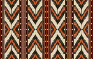 Ethnic abstract ikat art. Aztec ornament print. geometric ethnic pattern seamless  color oriental.  Design for background ,curtain, carpet, wallpaper, clothing, wrapping, Batik, vector illustration.