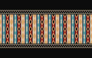 Ethnic abstract ikat art. Aztec ornament print. geometric ethnic pattern seamless  color oriental.  Design for background ,curtain, carpet, wallpaper, clothing, wrapping, Batik, vector illustration.