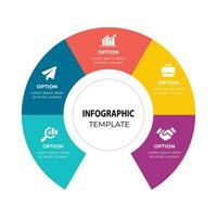 plantilla de diseño de infografías vector