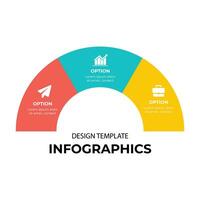 Infographics design template vector