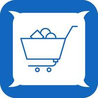 Unique Shopping Cart II Vector Icon