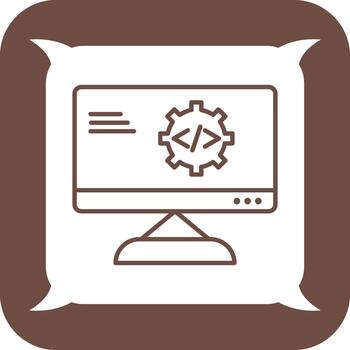 icono de vector de optimización de código único
