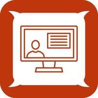 Distance Education Vector Icon