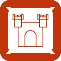Unique Castle Vector Icon