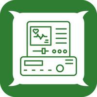 Electrocardiogram Vector Icon