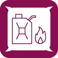 Unique Fuel to Fire Vector Icon