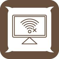 Disconnected Network Vector Icon