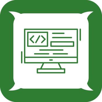 icono de vector de codificación