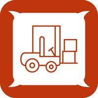 Forklifter Vector Icon