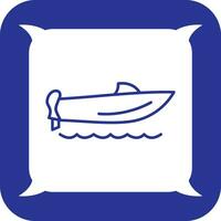 Speed Boat Vector Icon