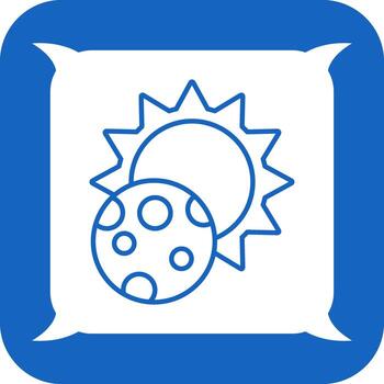 icono de vector de eclipse