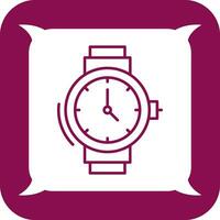 icono de vector de reloj de pulsera