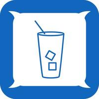 Iced Coffee Vector Icon