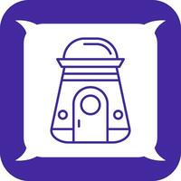 Space Capsule Vector Icon