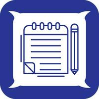 Notepad Vector Icon