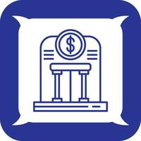 icono de vector de banco