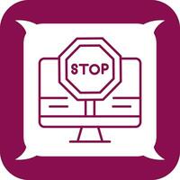 Stop Vector Icon