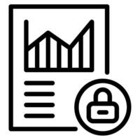 Privacy Metrics icon vector