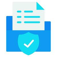 Secure Data icon vector