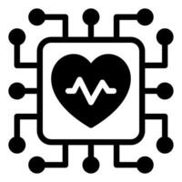 AI in Healthcare icon vector