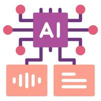 Language Processing icon vector