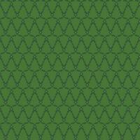 Seamless Simple Christmas Green Tree With Gold Dots On Top vector