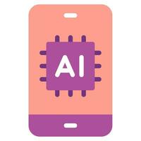 AI Device icon vector
