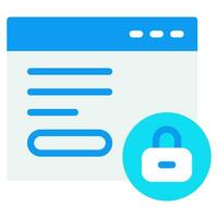 Internet Privacy icon vector