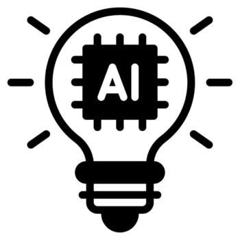 comprensión ai lo esencial icono vector