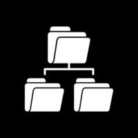 Folder Sharing Vector Icon Design