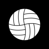 diseño de icono de vector de voleibol