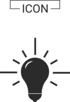 Light bulb icon design vector