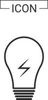 Light bulb icon design vector