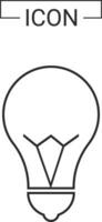 Light bulb icon design vector