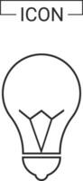 Light bulb icon design vector