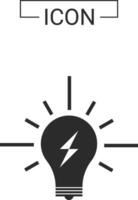 Light bulb icon design vector