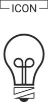 Light bulb icon design vector