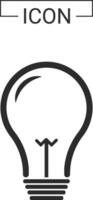 Light bulb icon design vector