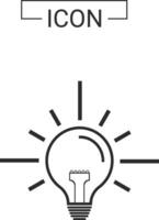 Light bulb icon design vector