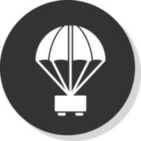 Parachute Vector Icon Design