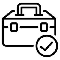 Coping Toolbox Icon Illustration, for uiux, infographic, etc vector