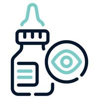 Eye Drops icon vector