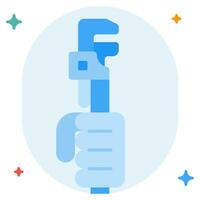 Plumber Wrench icon illustration, for uiux, infographic, etc vector