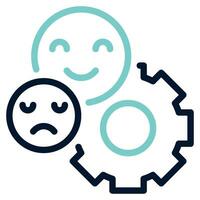 Emotional Intelligence Icon Illustration, for uiux, infographic, etc vector